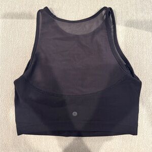 Seamless Black Sports Bra